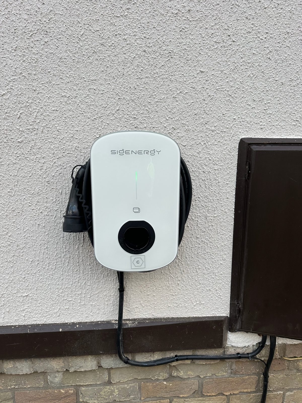 Sigenergy 7kW home EV charger — wall-mounted install